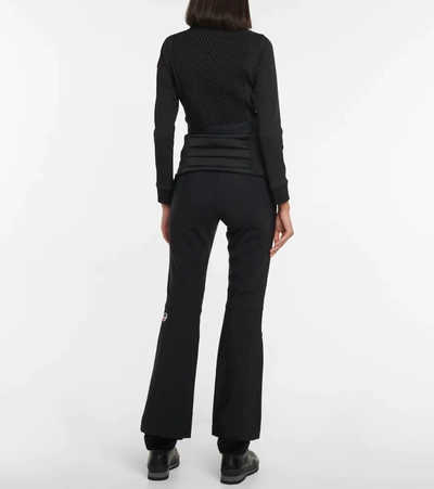 Fusalp Gardena Knitted Puffer Jacket In Noir