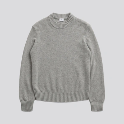 Shop Asket The Cashmere Sweater Light Grey