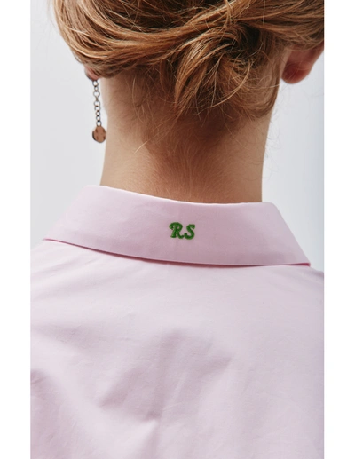 Raf Simons Pink Oversize Synchronicity Shirt In Pink