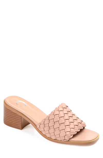 Shop Journee Collection Fylicia Mule In Blush