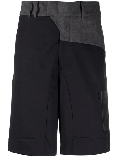 Shop A-cold-wall* Two-tone Shorts In Black