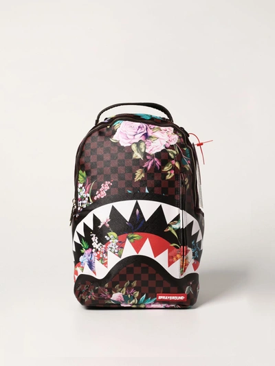 SPRAYGROUND: backpack in vegan leather with shark mouth - Grey