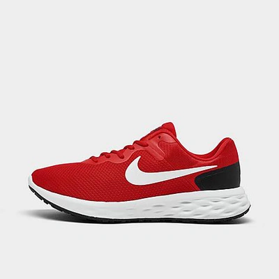 Shop Nike Men's Revolution 6 Next Nature Running Shoes In University Red/white/black