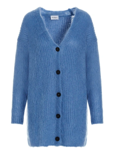 Shop Ferragamo Sweater In Azzurro