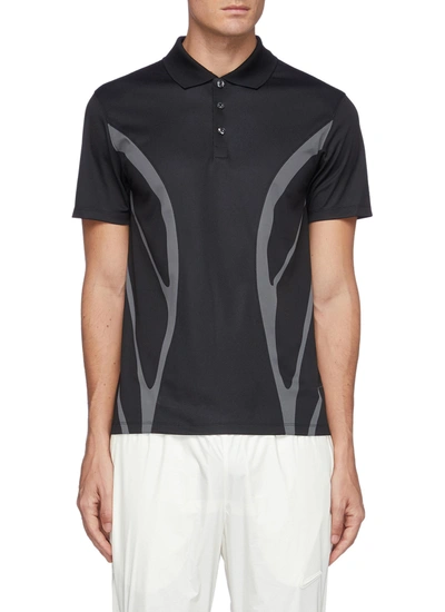 X Nocta Golf Print Polo Shirt In Black