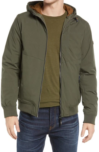 Scotch & Soda Hooded Quilted Stretch Jacket In 555-jungle | ModeSens