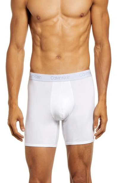 Shop Calvin Klein Assorted 3-pack Boxer Briefs In White
