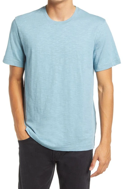 Shop Treasure & Bond Slub Crew Cotton T-shirt In Blue Smoke