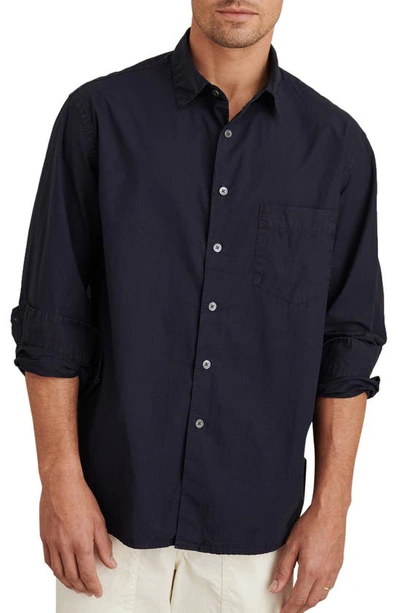 Shop Alex Mill Easy Cotton Button-up Shirt In Washed Black