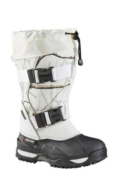 Shop Baffin Impact Waterproof Snow Boot In White/ Black