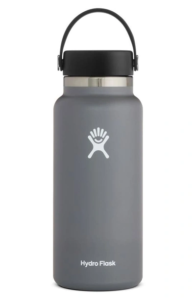 Shop Hydro Flask 32-ounce Wide Mouth Cap Bottle In Stone