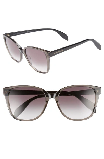 Shop Alexander Mcqueen 56mm Sunglasses In Black