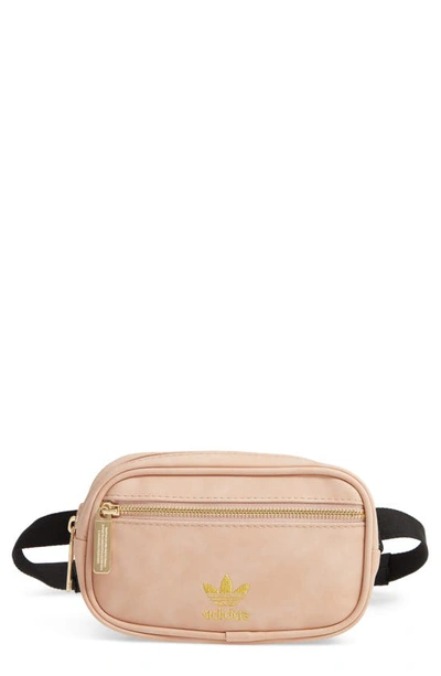 Adidas Originals Faux Leather Belt Bag In Lt Pink | ModeSens