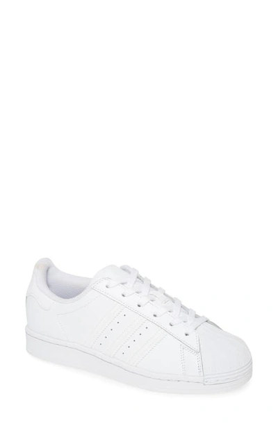Shop Adidas Originals Superstar Sneaker In White/ White/ White