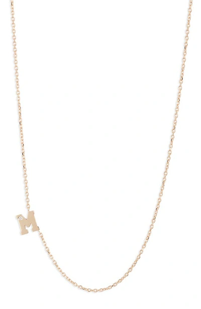 Shop Anzie Diamond Initial Necklace In M
