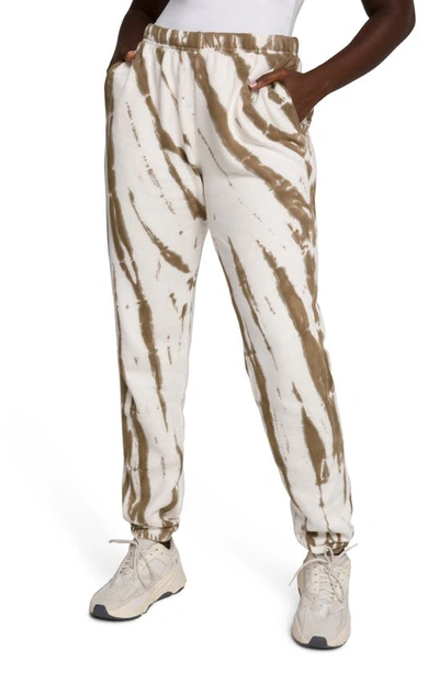 Good American Boyfriend Sweatpants In Putty Tie Dye001