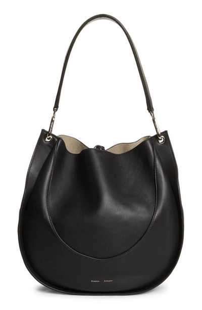 Shop Proenza Schouler Large Arch Leather Shoulder Bag In Black