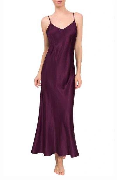 Shop Everyday Ritual Angelina Nightgown In Plum