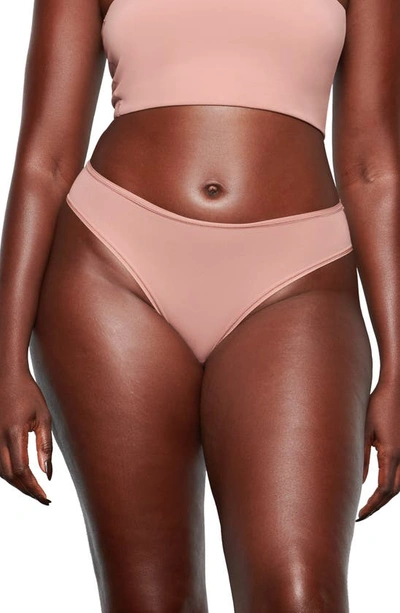 Shop Skims Fits Everybody Cheeky Briefs In Rose Clay