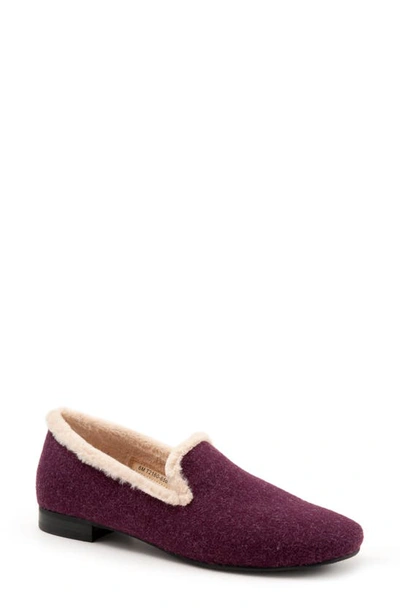 Shop Trotters Glory Loafer In Burgundy