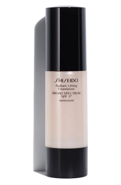 Shop Shiseido Radiant Lifting Foundation, 1 oz In I00 Very Light Ivory