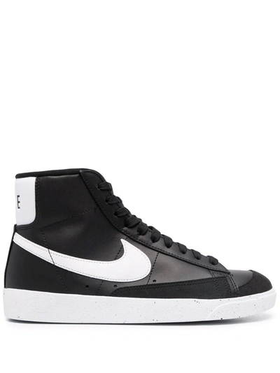 Nike Blazer Mid 77 High-top Sneakers In Schwarz