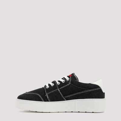 Shop Ami Alexandre Mattiussi Adc Low-top Sneakers Shoes In Black