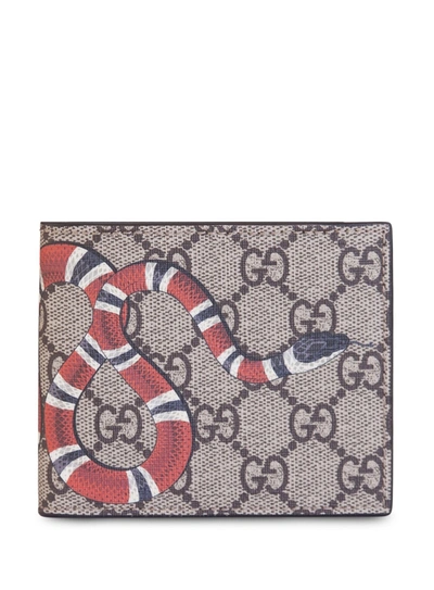 Kingsnake print GG Supreme wallet