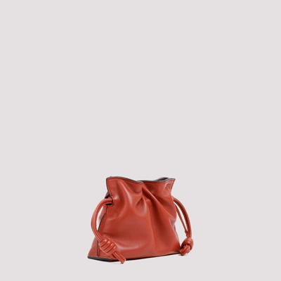 Shop Loewe Flamenco Clutch Nano Bag In Red
