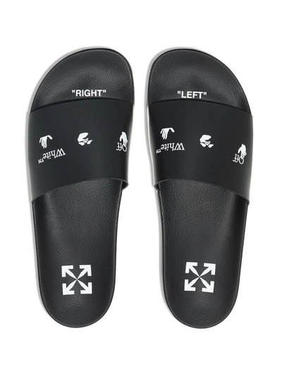 Shop Off-white Off White Sandals Black