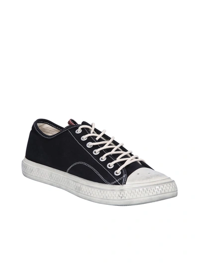 Shop Acne Studios Canvas Sneakers In White