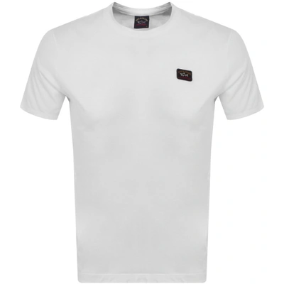 Shop Paul &amp; Shark Paul And Shark Short Sleeved Logo T Shirt White