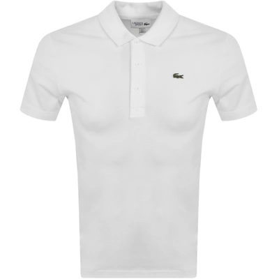 Shop Lacoste Polo T Shirt White