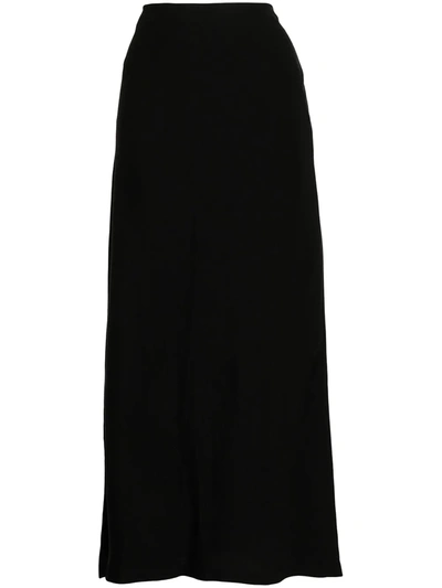 Shop Yohji Yamamoto Mid-length Skirt In Black