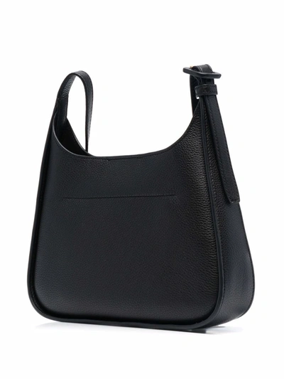 Shop Tory Burch Women's Black Leather Shoulder Bag