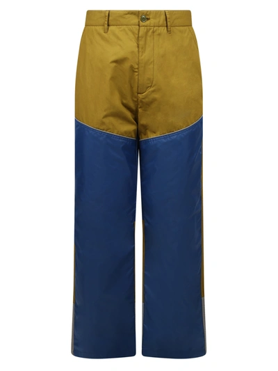 Shop Moncler Genius Color Block Trousers In Blue