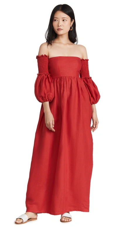 Shop Míe Tarifa Dress Red
