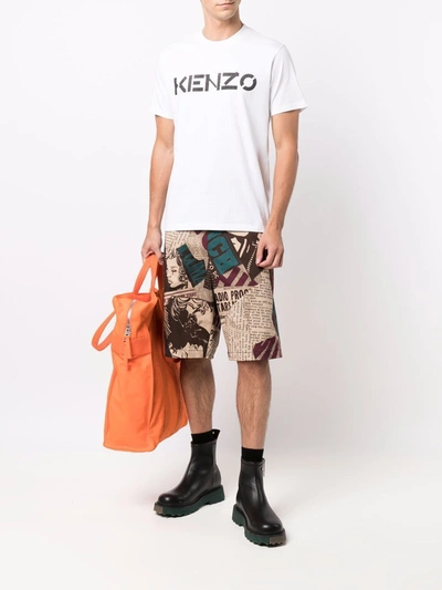 Shop Kenzo T-shirts In Blanc