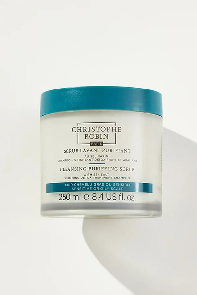Shop Christophe Robin Cleansing Purifying Scrub With Sea Salt In White