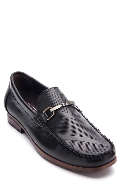 Shop Aston Marc Bit Loafer In Black