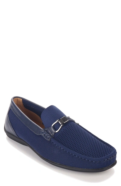 Shop Aston Marc Mesh Driving Loafer In Navy