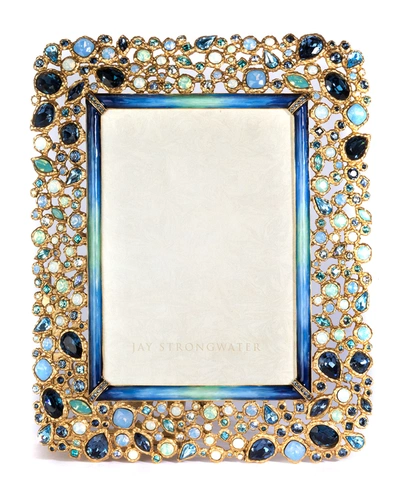 Shop Jay Strongwater Javier Bejeweled Picture Frame, 5" X 7"