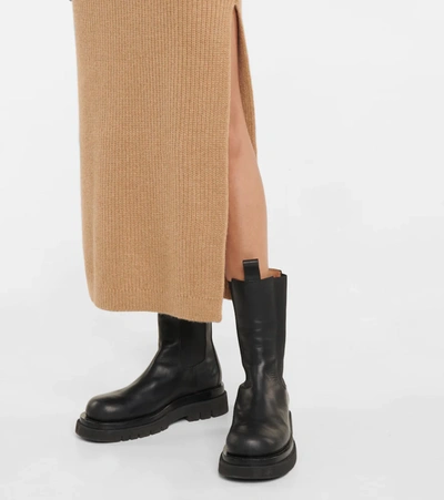 Shop Altuzarra Wetherby Wool-blend Midi Skirt In Edgewood