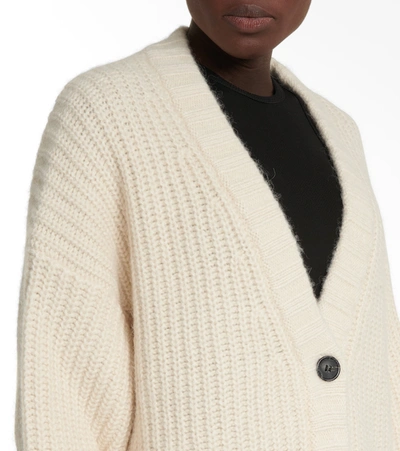 Shop Co Wool-blend Cardigan In Ivory