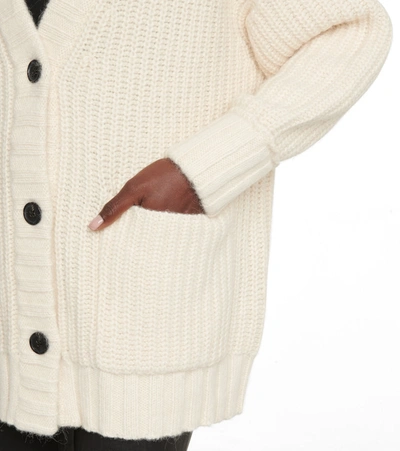 Shop Co Wool-blend Cardigan In Ivory