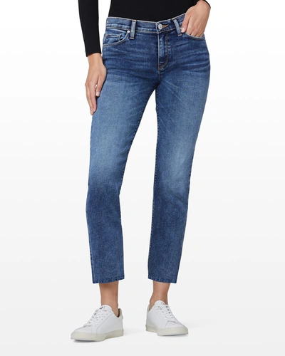 Shop Hudson Nico Mid-rise Straight-leg Ankle Jeans In Journey Home