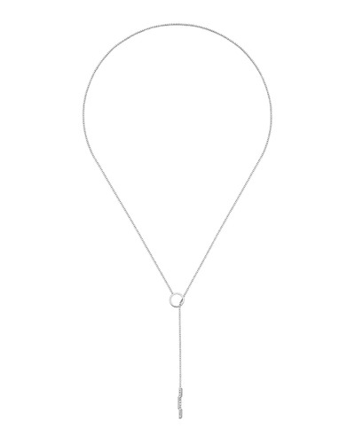 Shop Gucci Link To Love White Gold Y-necklace In Wg