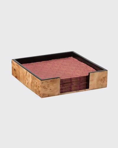 Shop Ladorada Burl Veneer Dinner Napkin Holder