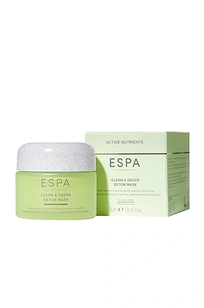 Shop Espa Active Nutrients Clean & Green Detox Mask In N,a