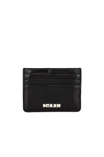 Ksubi Kredit Cc Wallet In Black & Gold | ModeSens